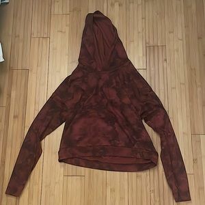 EVCR Maroon Acid Wash Hoodie